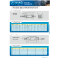 Air filtrado 1MPA DNC Series ISO6431STANDARD CILINDRO